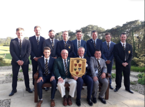 Gloucestershire Men's First Team with Match Play Shield